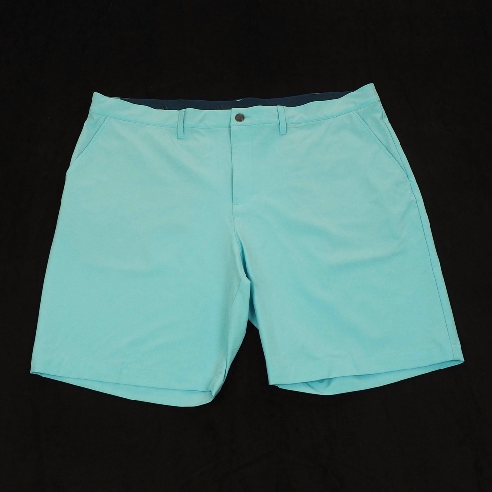 Adidas Golf Ultimate 365 Shorts Mens 42 Light Blue Performance Stretch Blend